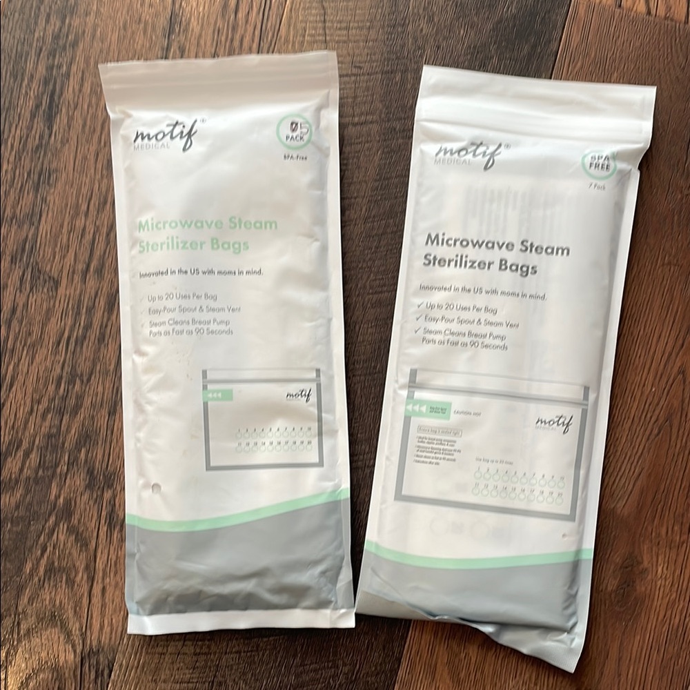 Motif Microwave Steam Sterilizer Bags